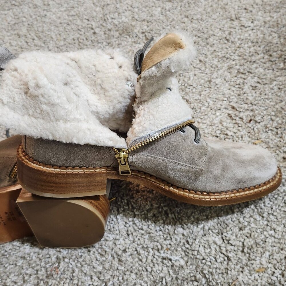 Vince sherpa  booties Size 6,5